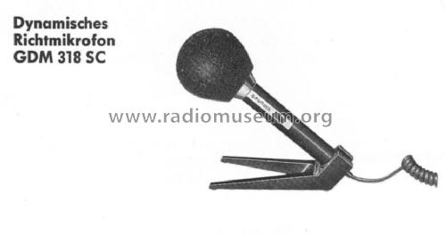 GDM318SC; Grundig Radio- (ID = 438897) Microphone/PU