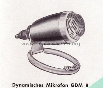 GDM8; Grundig Radio- (ID = 2078557) Microphone/PU