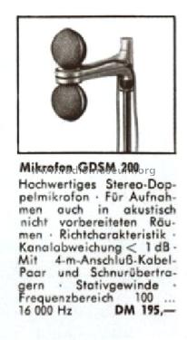 GDSM200; Grundig Radio- (ID = 504954) Microfono/PU