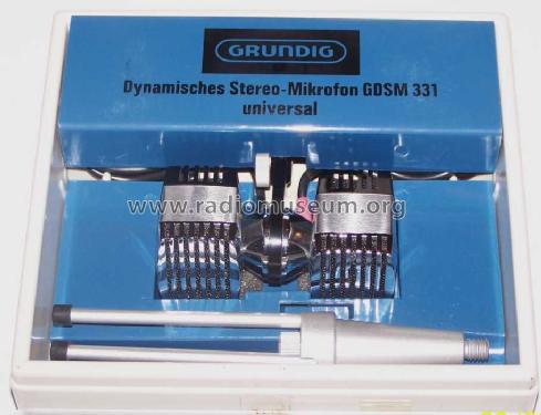 GDSM331; Grundig Radio- (ID = 583917) Microphone/PU