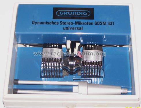 GDSM331; Grundig Radio- (ID = 583917) Microphone/PU