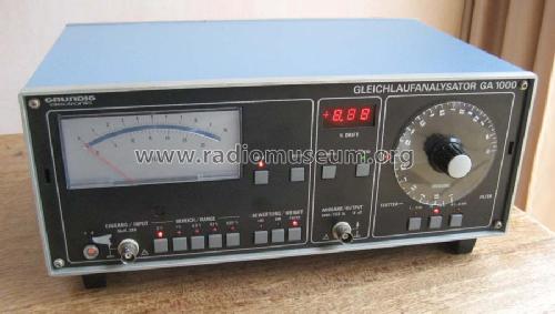 Gleichlaufanalysator GA1000; Grundig Radio- (ID = 1170612) Equipment