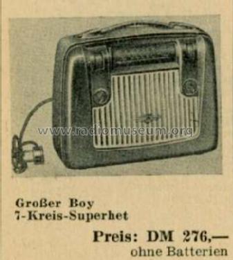 Grosser Boy 276BGW ; Grundig Radio- (ID = 515464) Radio
