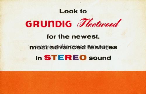 Grundig-Fleetwood SO-121 ; Grundig Radio- (ID = 2283886) Radio