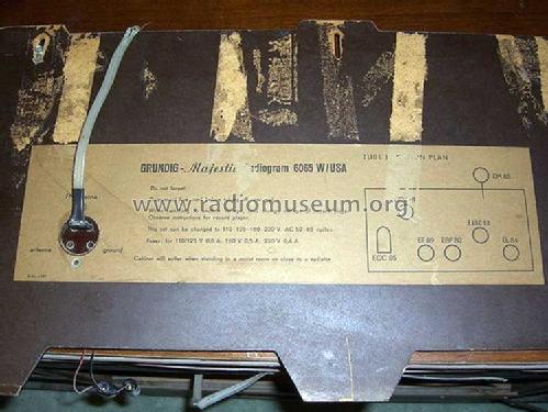 Majestic Radiogram 6065W/USA; Grundig Radio- (ID = 951602) Radio