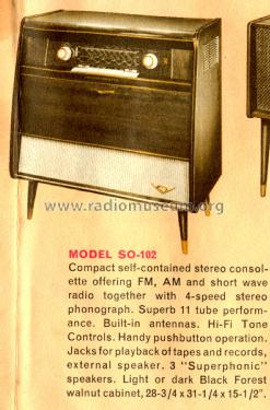 Majestic Stereo Console SO 102/60 PX; Grundig Radio- (ID = 1832000) Radio