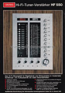 HF550; Grundig Radio- (ID = 2054917) Radio