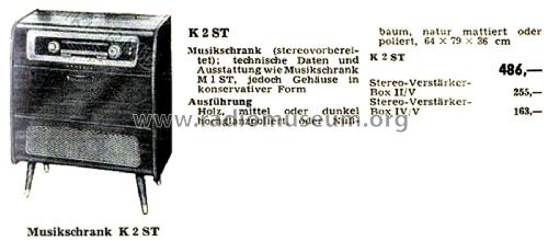 Hi-Fi-Musikschrank K2ST; Grundig Radio- (ID = 2737513) Radio