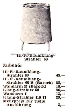 Hi-Fi-Raumklang-Strahler 60; Grundig Radio- (ID = 2487378) Speaker-P