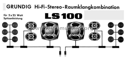 Hi-Fi Raumklangkombination LS100; Grundig Radio- (ID = 2063959) Speaker-P