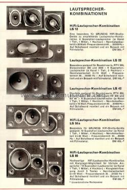 Hi-Fi Raumklangkombination LS12; Grundig Radio- (ID = 2136257) Speaker-P