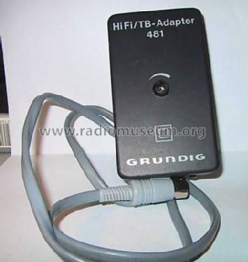 Hi-Fi/TB Adapter 481; Grundig Radio- (ID = 537231) Divers