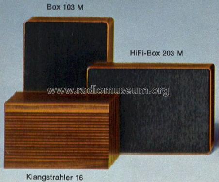HiFi-Box 203M; Grundig Radio- (ID = 480139) Speaker-P