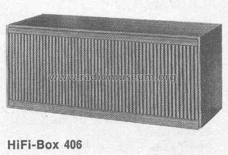 HiFi-Box 406; Grundig Radio- (ID = 383537) Parlante