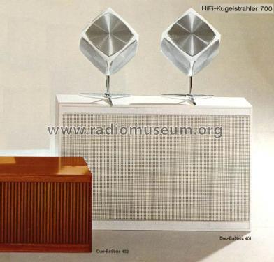 HiFi-Duo-Baßbox 401; Grundig Radio- (ID = 491886) Speaker-P