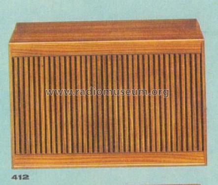 HiFi-Lautsprecher-Box 412; Grundig Radio- (ID = 1762753) Speaker-P