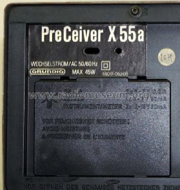 HiFi-PreCeiver X55 - X55a; Grundig Radio- (ID = 1716574) Radio