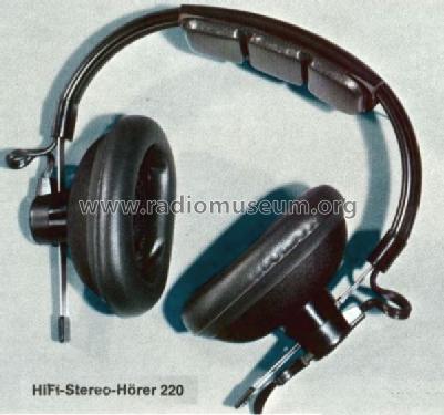 HiFi-Stereo-Kopfhörer 220; Grundig Radio- (ID = 504960) Speaker-P