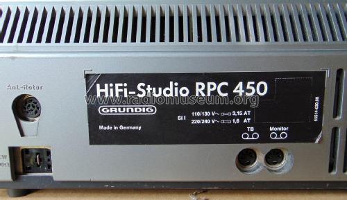 HiFi-Studio RPC 450TP; Grundig Radio- (ID = 2782768) Radio