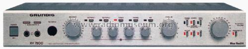 High Definition Preamplifier XV7500; Grundig Radio- (ID = 2051475) Ampl/Mixer