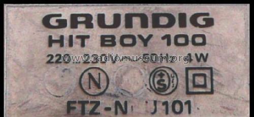 Hit Boy 100; Grundig Radio- (ID = 1938366) Radio