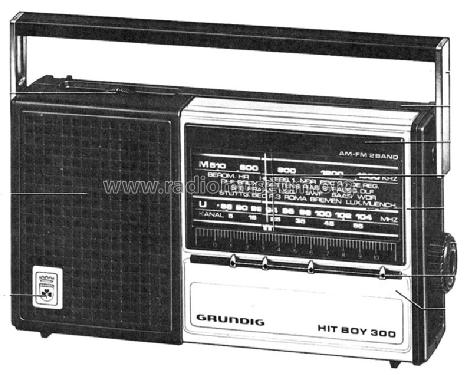 Hit-Boy 300; Grundig Radio- (ID = 309802) Radio