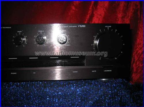 Integrated Stereo Amplifier V5200; Grundig Radio- (ID = 554172) Ampl/Mixer
