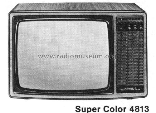 Interfunk Super Color 4813; Grundig Radio- (ID = 2083291) Television