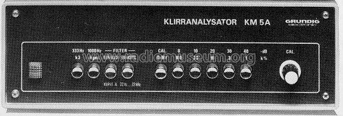 Klirranalysator KM5A; Grundig Radio- (ID = 179568) Equipment