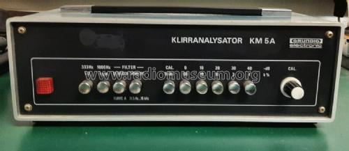 Klirranalysator KM5A; Grundig Radio- (ID = 2652136) Equipment