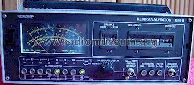 Klirranalysator KM6; Grundig Radio- (ID = 214385) Equipment