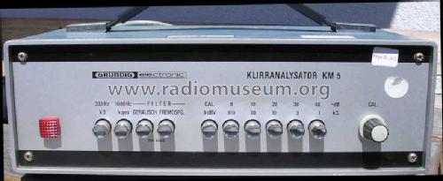 Klirranalysator KM5; Grundig Radio- (ID = 987945) Equipment