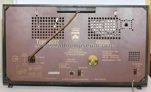 Konzertgerät 3097; Grundig Radio- (ID = 62544) Radio