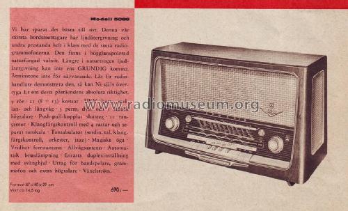 Konzertgerät 5088; Grundig Radio- (ID = 1656312) Radio
