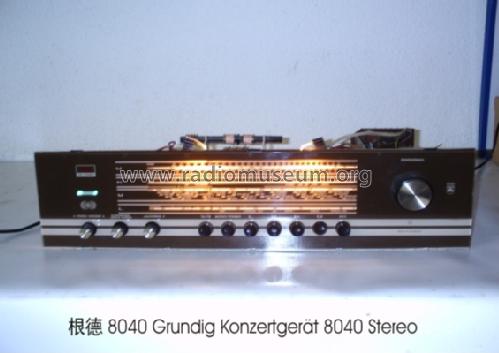 Konzertgerät 8040 Stereo CS200MS; Grundig Radio- (ID = 1162656) Radio