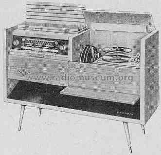 Konzertschrank 8095; Grundig Radio- (ID = 316084) Radio