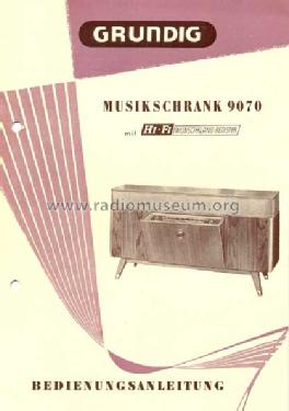 Konzertschrank 9070; Grundig Radio- (ID = 129572) Radio