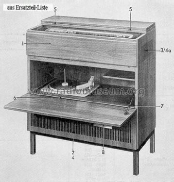 Konzertschrank MS42; Grundig Radio- (ID = 28837) Radio