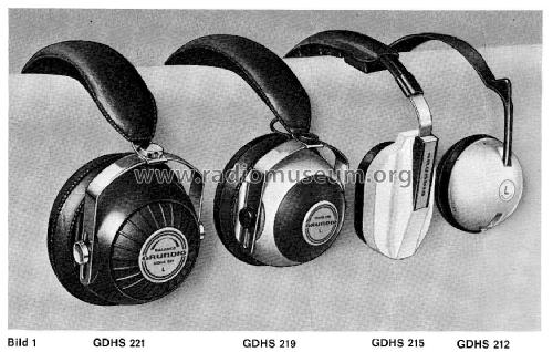 Kopfhörer GDHS 219; Grundig Radio- (ID = 2068687) Speaker-P