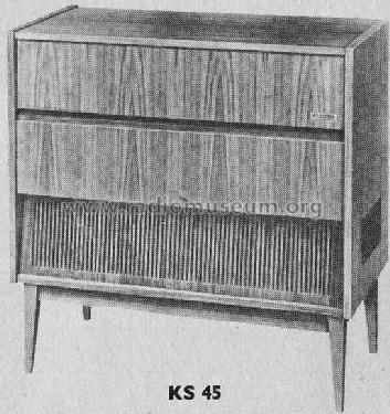 Stereo-Konzertschrank KS45 Ch= HF10/NF1; Grundig Radio- (ID = 453716) Radio