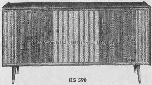 KS590 Ch= HF10 + NF10; Grundig Radio- (ID = 449061) Radio