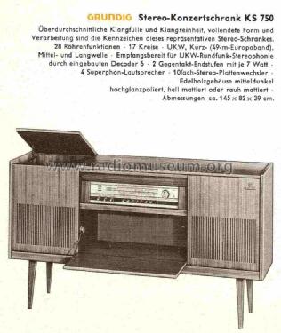 KS750; Grundig Radio- (ID = 724209) Radio