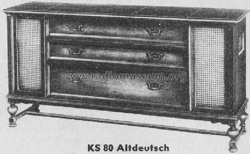 Stereo-Konzertschrank KS80 Ch= HF10/NF1; Grundig Radio- (ID = 453720) Radio