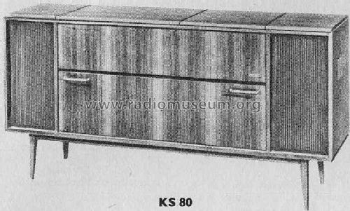 Stereo-Konzertschrank KS80 Ch= HF10/NF1; Grundig Radio- (ID = 453719) Radio