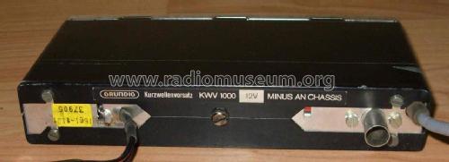 Kurzwellenvorsatz KWV1000; Grundig Radio- (ID = 517236) Adapteur