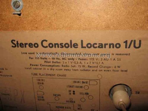 Stereo Console Locarno 1/U Ch= HF45U; Grundig Radio- (ID = 1616897) Radio