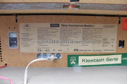 Mandello 4 ; Grundig Radio- (ID = 1047404) Radio