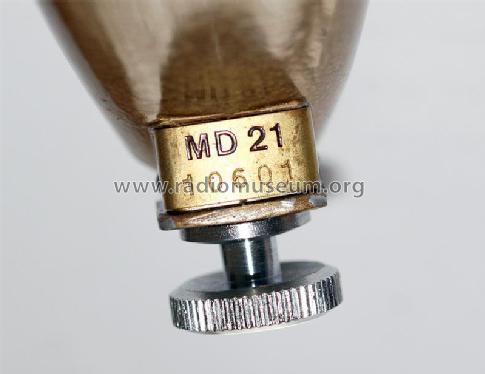 Dynamisches Mikrofon MD21 ; Grundig Radio- (ID = 2069845) Microfono/PU