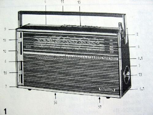 Melody-Boy 1000E; Grundig Radio- (ID = 69411) Radio