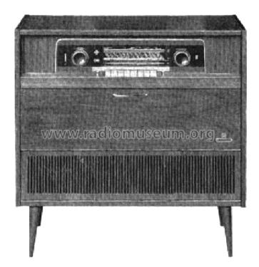 Meuble Stéréophonique Locarno F/a; Grundig Radio- (ID = 2274367) Radio